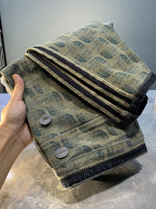 <span class=keywords><strong>Jeans</strong></span> da <span class=keywords><strong>Uomo</strong></span> di Alta Gamma, Moda Lusso Leggero, Stampa Autunnale, Denim a Gamba Dritta, Vestibilità Slim, Asciugatura Rapida, Vita Media, <span class=keywords><strong>Pantaloni</strong></span> Casual - Product Image 4