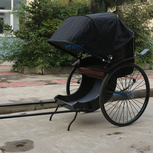 Rickshaw Retro Tradicional, Rickshaw Urbano de 2 Ruedas Pintado a Mano en Oferta - Product Image 3