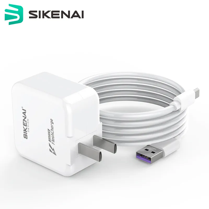 Sikenai 22.5W USB 벽 충전기 10V VIVO 슈퍼 트윈 엔진 플래시 충전