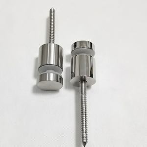 בקו עימות סיכות עבור זכוכית מעקה סימן תיקו קיר הר OD38mm זכוכית בקו עימות - Product Image 3