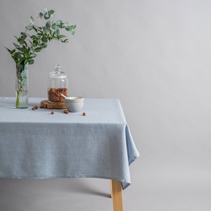140x200cm Linen Table Cloth for Hotel Dining Room Natural Linen <b>Tablecloth</b> Morden Luxury Home Wholesale Customizable - Product Image 6