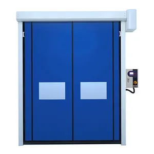 SHUNPENG Brand PVC automatic repair device fast Zipper Door Industrial interior Door to promote factories efficiency