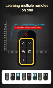롤링 셔터 도어 8채널 무선 리모컨 충전식 모델 범용 다중 주파수 리모컨 - Product Image 4