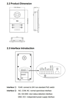 Videoportero GVS OEM/ODM, Intercomunicador para Apartamentos, Sistema de Videoportero Estándar TCP/IP, Estación Exterior con Cámara CMOS
