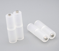Boîtier en plastique de commutateur d'adaptateur de convertisseur de support de batterie de taille AAA à AA