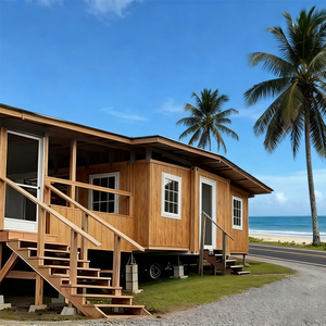 Villa de luxe moderne extensible et détachable en panneaux sandwich EPS préfabriqués, pour conteneur maritime, à assemblage rapide, durable et éco-responsable - Product Image 1