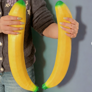 Juguetes Blandos Gigantes Kawaii con Forma de Fruta, Tipo Plátano, para Aliviar <span class=keywords><strong>el</strong></span> Estrés, de Subida Lenta, de TPR, Juguetes Sensoriales - Product Image 4