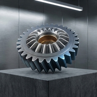 Service d'usinage de pièces métalliques de précision à haute capacité de charge, fabrication OEM/ODM en usine, engrenage hélicoïdal en acier forgé