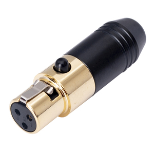 3 <span class=keywords><strong>pin</strong></span> 4 <span class=keywords><strong>pin</strong></span> 5 <span class=keywords><strong>pin</strong></span> mini XLR nữ nối cho các thiết bị âm thanh và lectrosonics - Product Image 1