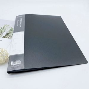 <b>A4</b> Size Colorful Plastic Clear File <b>Folder</b> Display Book With 20 Pockets Document File <b>Folder</b> 1Pc/Pack - Product Image 4