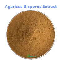 Polysaccharides de Champignons Purs 30% 50% Ingrédient Naturel pour Compléments Alimentaires Extrait de Poudre d'Agaricus Bisporus