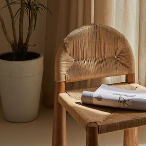 Silla <span class=keywords><strong>de</strong></span> comedor <span class=keywords><strong>de</strong></span> lujo ligera <span class=keywords><strong>de</strong></span> <span class=keywords><strong>segunda</strong></span> <span class=keywords><strong>mano</strong></span>, taburete <span class=keywords><strong>de</strong></span> respaldo <span class=keywords><strong>de</strong></span> ocio <span class=keywords><strong>de</strong></span> <span class=keywords><strong>madera</strong></span> maciza nórdica, silla Heidi tejida <span class=keywords><strong>de</strong></span> cuerda Simple Retro para el hogar - Product Image 6