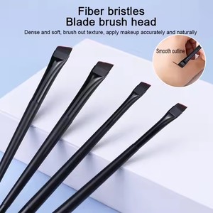 <span class=keywords><strong>Pinceau</strong></span> à <span class=keywords><strong>eyeliner</strong></span> ultra-fin à double tête, <span class=keywords><strong>pinceau</strong></span> à paupières à poils doux à tête plate, <span class=keywords><strong>pinceau</strong></span> à sourcils à lame biseautée - Product Image 5