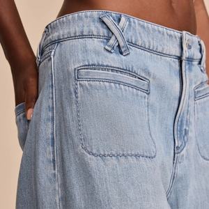 Nouvelle Collection 2025 – Jean Baggy Taille Haute Ample et Large pour Filles, Pantalon Décontracté en Denim Délavé pour Femmes - Product Image 5