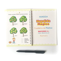 Cuadernos de Práctica de Escritura de Números para Niños Principiantes en Español, Impresión de Libros de Letras para la Educación Primaria