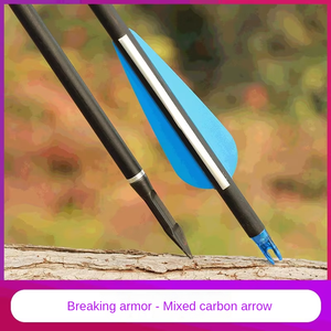 Hỗn hợp carbon Armor-piercing bắn cung mũi tên phổ Threaded tất cả nhôm thay thế thép mũi tên Nhựa chụp ngoài trời - Product Image 3