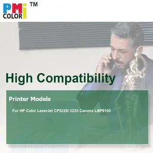 Cartucho de tóner para impresora láser, Compatible con hp CP5225, CP5225n, CP5225n, CE740A, CE741A, CE742A, CE743A, 307A, venta al por mayor