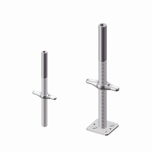 السقالات قاعدة محور دوران جاك قابل للتعديل مرفاع لولبي - Product Image 3
