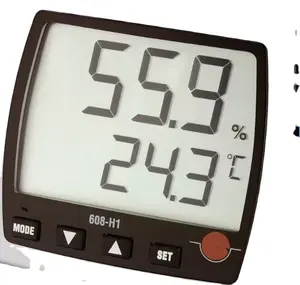 Higrômetro térmico digital faixa 32F a 122F para incubadoras de espaços industriais com efeito de estufa
