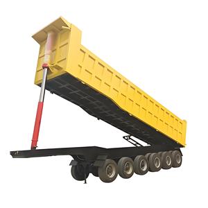 3 4 trục Xe tải vận chuyển hạt Trailer phía sau Dumper tipper bán rơ moóc - Product Image 6