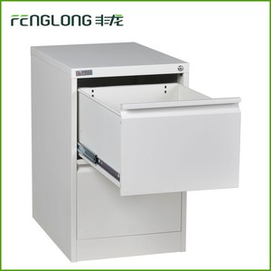 Archivador de Acero con 2 <span class=keywords><strong>Cajones</strong></span> con Cerradura |   Archivador Vertical Moderno y Resistente para el Hogar y la Oficina, Almacenamiento de Documentos - Product Image 2