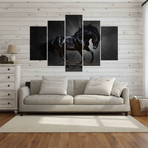 Printed <b>Canvas</b> <b>Wall</b> Art: Rustic Farmhouse Bedroom Decor,SET OF 5 MIX <b>CANVAS</b> - Product Image 3
