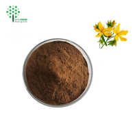 Extrait de Sève de St. John's Wort Sauvage Naturel en Gros, Hypericine 0,3% Testée UV, Extraction par Solvant, Emballage en Fût, Poudre en Vrac