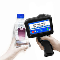 Printer Inkjet Genggam WAISU Definisi Tinggi untuk Logo & Nomor Tanggal Kedaluwarsa Digital pada Kulit, Multibahasa, Garansi Baru 1 Tahun