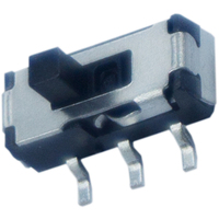 Mini interrupteur de conversion marche/arrêt à bouton-poussoir, interrupteur coulissant SMD 6 broches