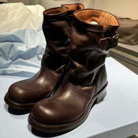 Nouvelle Collection Automne 2026 – Bottes Mi-Mollet Plissées Rétro Artisanales pour Femme, à Semelle Épaisse Antidérapante et Talon Carré, avec Ceinture Décontractée