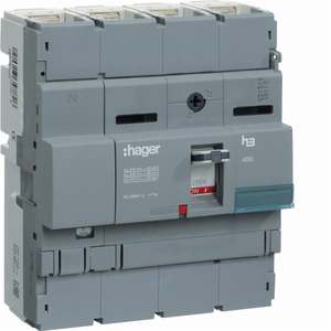 HCB251H ปรับแต่งได้ด้วยสวิตช์ตัดวงจร Hagers รุ่น h3 x250 4P 250A - Product Image 1