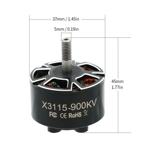 มอเตอร์ไร้แปรงถ่านสำหรับโดรนแข่งขันโดรนหลายใบพัด900Kv X3115 - Product Image 3