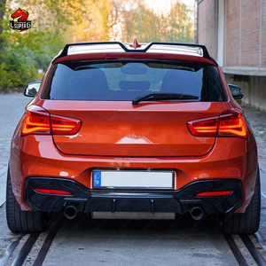 Alerón de Techo de Fibra de Carbono Real de Alta Calidad, Plataforma Única Negra, para <span class=keywords><strong>BMW</strong></span> Serie 1 <span class=keywords><strong>Hatchback</strong></span> F20 116i 118i <span class=keywords><strong>120i</strong></span> 125i, Parachoques Trasero - Product Image 4