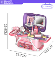 Coffre-fort et non-toxique bébé enfants valise maquillage dressing jouets ensemble fille cosmétique