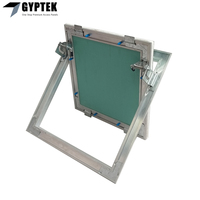 Panneau d'accès pour plafond en plâtre 300x300 avec porte amovible à double ouverture, étanche et isolant thermiquement, pour grille de plafond
