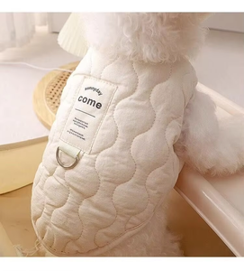 Gilet per Cani Foderato in Pile Caldo, Giacca Invernale Regolabile Anti-Freddo Leggera per Tutte le Stagioni, per Pomeranian, Teddy, <span class=keywords><strong>Bichon</strong></span> e Cani di Piccola Taglia - Product Image 6