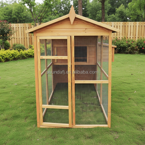 SDC0802 Cage à poules en bois <span class=keywords><strong>de</strong></span> haute qualité, grande cage à poules, poulailler, enclos pour volailles, cage à poules avec accès facile - Product Image 4