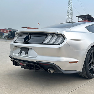 สปอยเลอร์หลัง Amp-Z ลายคาร์บอนไฟเบอร์ ผิวด้าน สำหรับ Ford Mustang Mk6.5 ปี 2018-2023 สไตล์แต่ง - Product Image 3