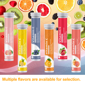 Tabletas Efervescentes <span class=keywords><strong>de</strong></span> <span class=keywords><strong>Vitamina</strong></span> C Natural OEM/ODM, Sabor a Frutas Variadas, Suplemento Vitamínico, Promueve la Inmunidad, <span class=keywords><strong>Vitamina</strong></span> C - Product Image 4