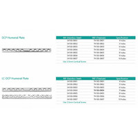 Plaques de fixation osseuse pour chirurgie orthopédique traumatique, plaque humérale tubulaire 1/3 LC DCP, Placa De Osteosintesis Ortopedica