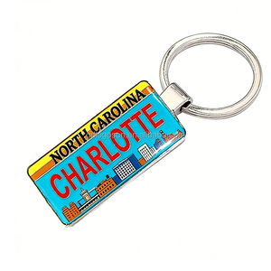 Porte-clés 2026 unique à design de voiture coulissable, cadeau touristique USA, double couche, Saint-Tropez Racing, interactif, en métal, style urbain - Product Image 2