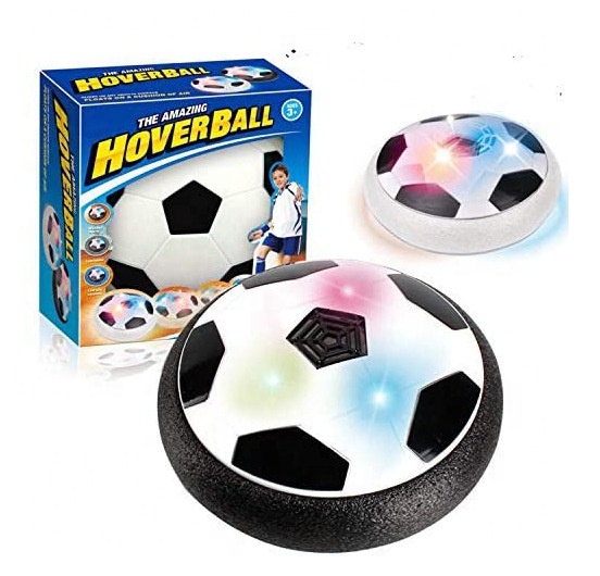 Jeu de Offre Spéciale AIR KICK HOVER INDOOR FOOTBALL WITH LIGHTS Air Power Training Ball Playing Football Indoor Outdoor Game