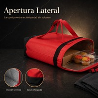 Sac isotherme réutilisable pour livraison de repas, sac fourre-tout thermique avec bretelles de sac à dos, doublure en feuille d'aluminium pour les courses
