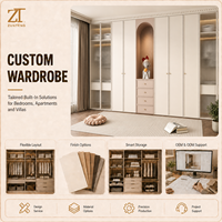 Armoires de grande capacité pour chambre à coucher, modernes avec tiroirs, en bois, armoire de chambre à coucher personnalisée pour dressing