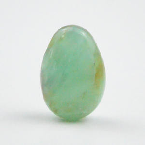 Colgante de piedra Anden azul ópalo de 30mm personalizado de fábrica, piedra preciosa verde Natural de alta calidad, forma de pera, joyería perforada de gota de 12mm - Product Image 4
