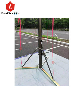Mástil de torre de luz Manual, antena telescópica móvil con trípode - Product Image 4