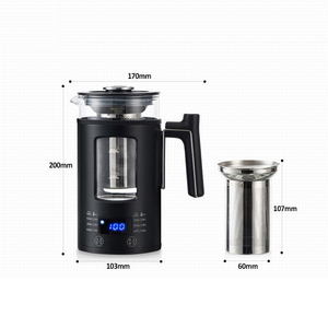 <span class=keywords><strong>Bollitore</strong></span> <span class=keywords><strong>Elettrico</strong></span> in Vetro a Doppio Strato da 600ml <span class=keywords><strong>con</strong></span> Display LED e <span class=keywords><strong>Infusore</strong></span> in Acciaio Inox 304 per Casa - Product Image 2