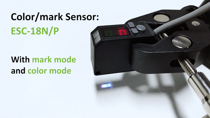 Color Line Sensor Epc Industrial Colour Mark Sensor - RGB Light Sources for Detection