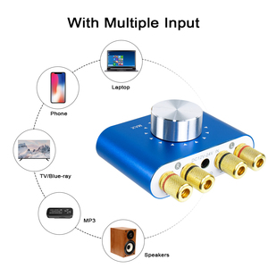 Mini Bluetooth 5.0 Khuếch Đại Kỹ Thuật Số 2 Kênh 50W + 50W Hifi Stereo Âm Thanh Amp USB Card Âm Thanh Stereo Âm Thanh Amp Receiver - Product Image 3