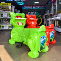 Machine à bulles pour enfants Naughty Dog - Matériau PE, capacité 5L, usage commercial, fabriqué en Guangdong, modèle HW-PPJ3, rouge et vert, 1 an de garantie